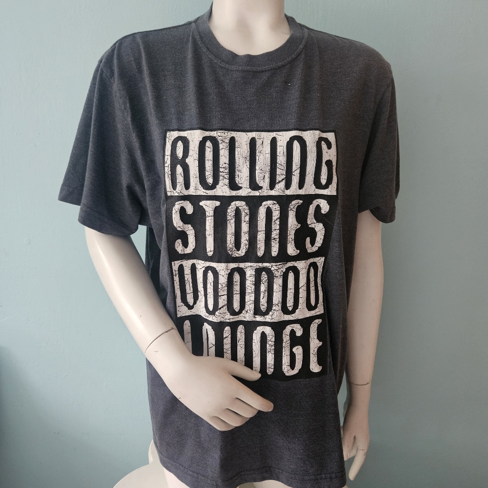 vintage 1990s Rolling Stones Voodoo Lounge tee t-shirt BC Ethic Mick Jagger L